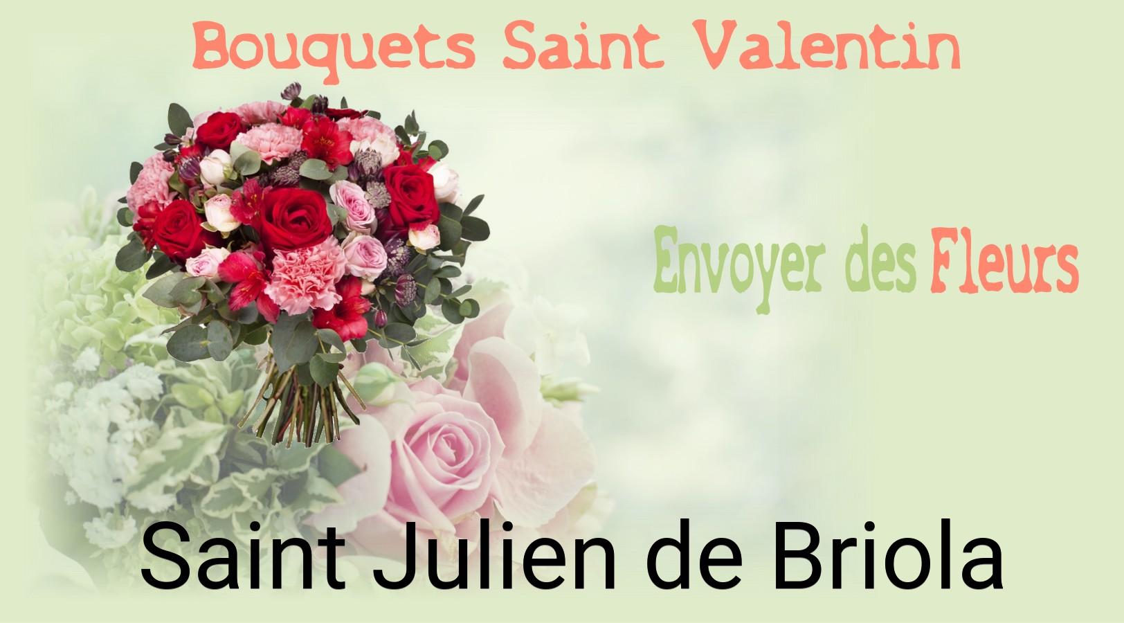 Roses de Saint-Valentin livrées à Saint-Julien-de-Briola
